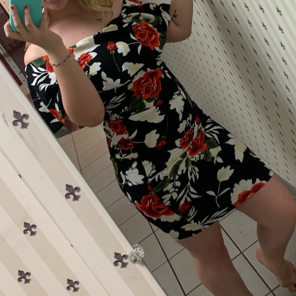Off-the-shoulder dress
